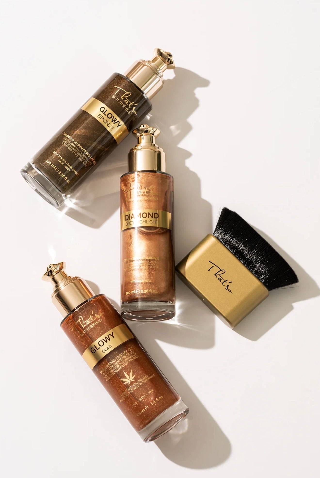 Huile sèche glowy bronze